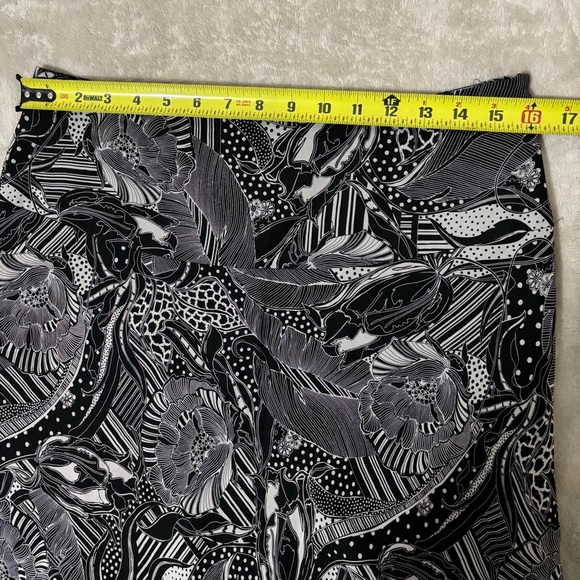 Carole Little 100% Silk Lined Skirt Size 10 - Picture 2 of 5